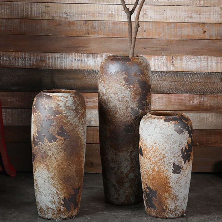 Ceramic vase decorations