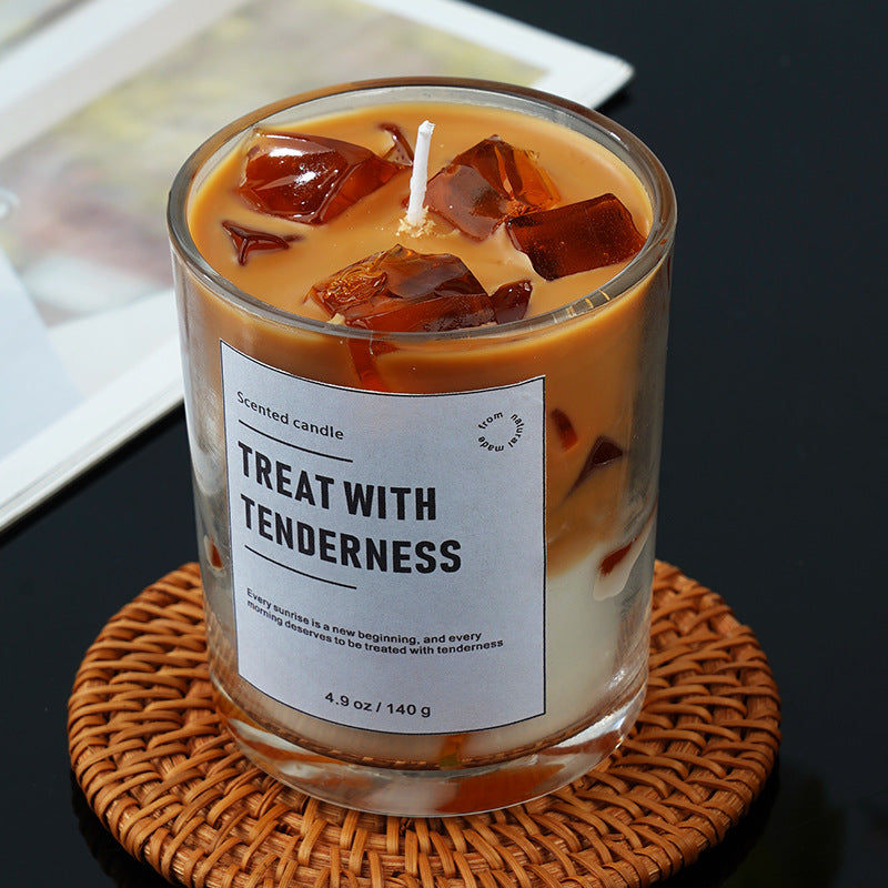 Creative Ice Cube Coffee Scented Soy Wax Candle