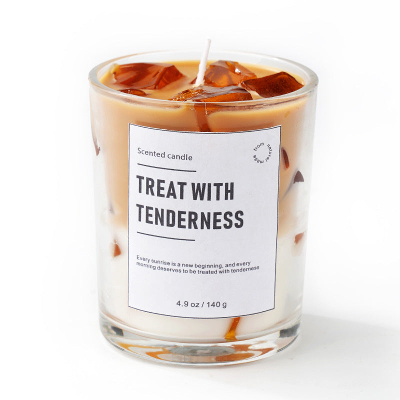 Creative Ice Cube Coffee Scented Soy Wax Candle
