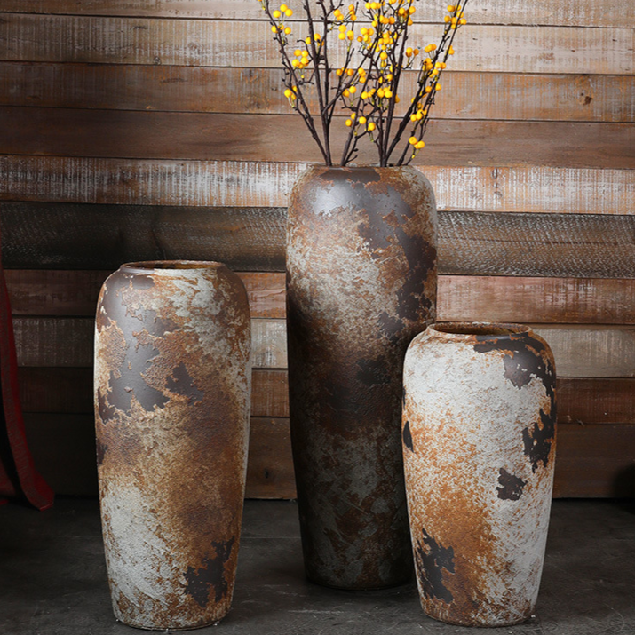 Ceramic vase decorations