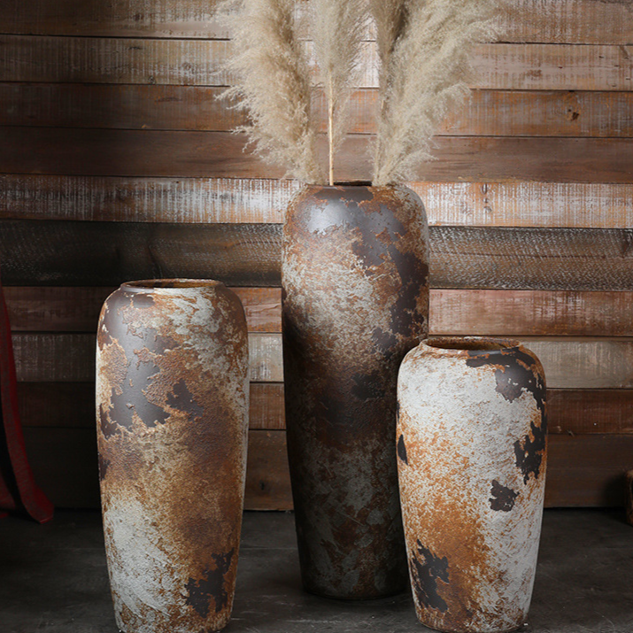 Ceramic vase decorations